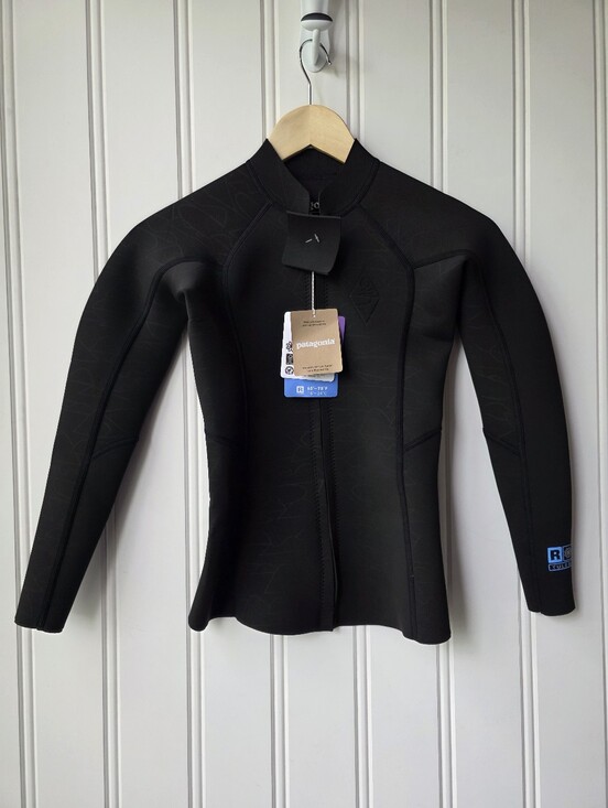 Patagonia Other - Patagonia R1 Lite Yulex Long Sleeve Zip Up Wetsuit Top Black Womens Size 6 NWT